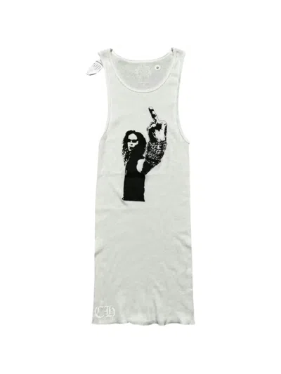 Chrome Hearts Richard Stark Graphic-print Tank Top In White