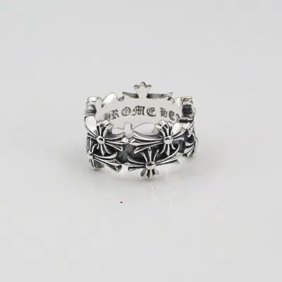 Pre-owned Chrome Hearts Ring Cross Size 9
