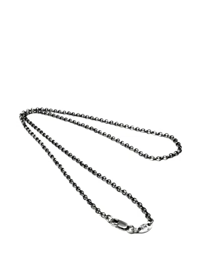 Chrome Hearts Roll Chain Necklace In Silver