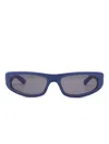 Chrome Hearts Roller Euphoria Embellished Sunglasses In Blue