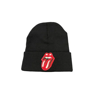 Pre-owned Chrome Hearts Rolling Stones Beanie 'black'