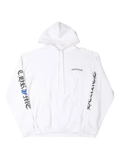 Chrome Hearts Rolling Stones Hoodie In White