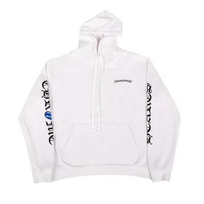 Pre-owned Chrome Hearts Rolling Stones Hoodie 'white/blue'