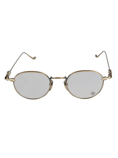 Chrome Hearts Round Frame In Gold