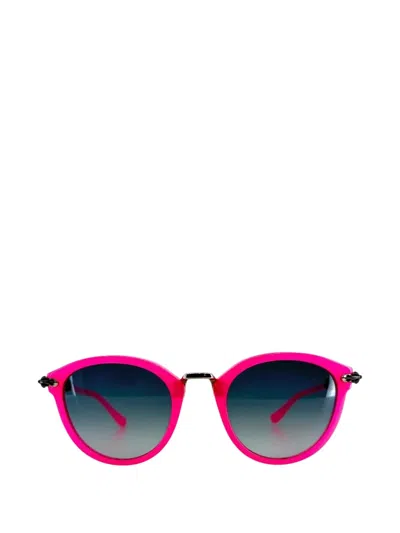 Chrome Hearts Round-frame Sunglasses In Pink