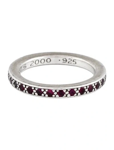 Pre-owned Chrome Hearts Ruby True F***ing Love Band In Multicolor