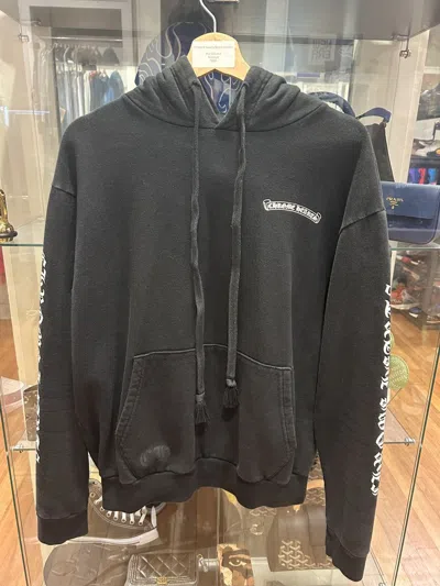 Pre-owned Chrome Hearts Scroll Hoodie In Black