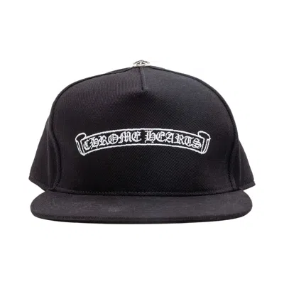 Pre-owned Chrome Hearts Scroll Label Cap 'black' | Men's Size Onesize
