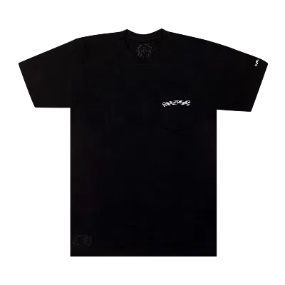 Pre-owned Chrome Hearts Scroll Logo T-shirt 'black'