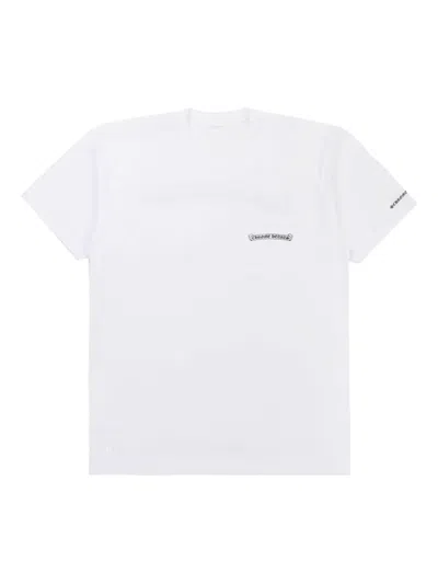 Chrome Hearts Scroll Logo T-shirt In White