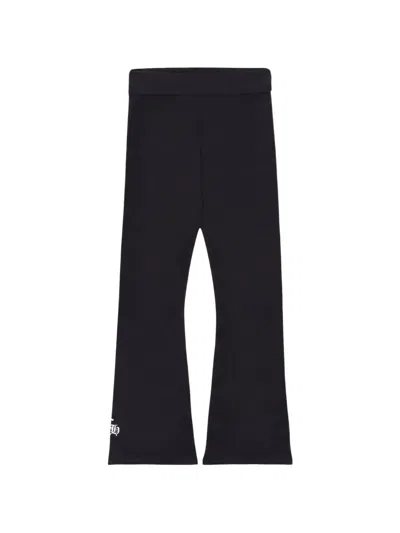 Chrome Hearts Scroll Logo Yoga Pants In Black