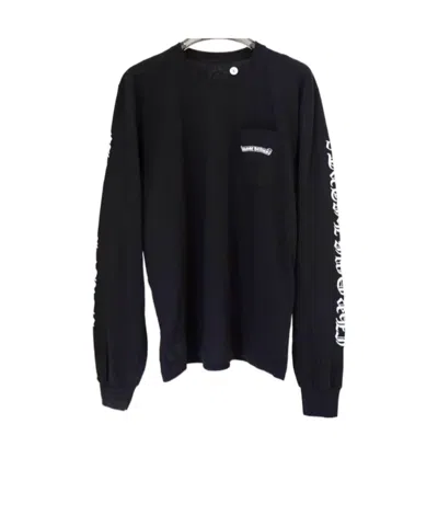 Chrome Hearts Scroll Long-sleeve T-shirt In Black