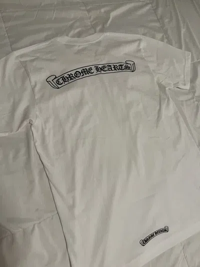 Pre-owned Chrome Hearts Scroll Tee White