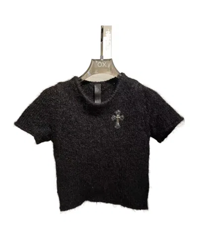 Chrome Hearts Short-sleeved Sweater In Black