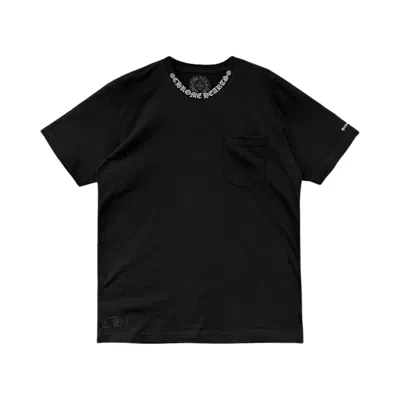 Pre-owned Chrome Hearts Short-sleeve Pocket Crew T-shirt 'black' | Men's Size Xl