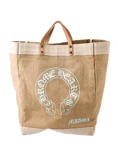 Pre-owned Chrome Hearts Signature Tote 2024 In Neutral