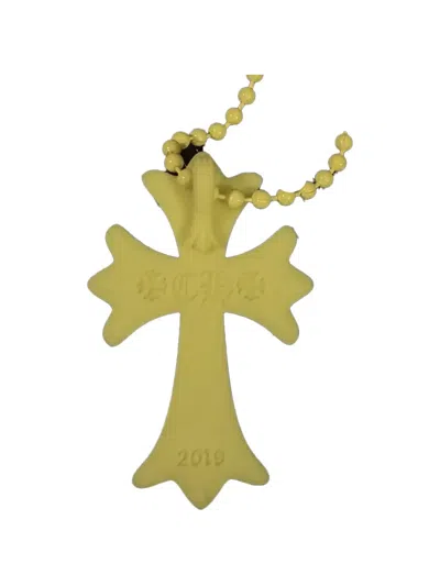 Chrome Hearts Silicone Cross Necklace In Green