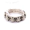 Chrome Hearts Silver 925 Star Band Ring In Silver
