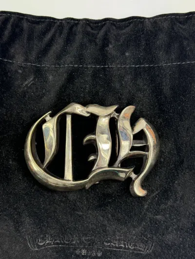 Pre-owned Chrome Hearts Silver Belt Buckle