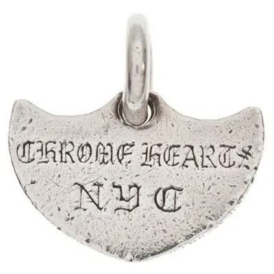Pre-owned Chrome Hearts Silver Nyc Guitar Pick Pendant