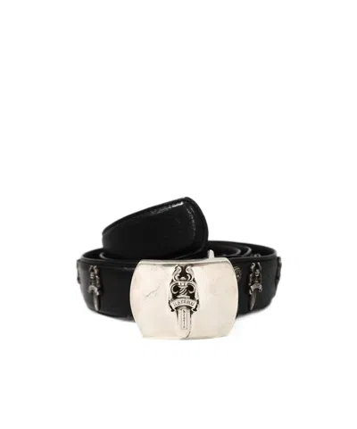 Chrome Hearts Silver Sword Belt Buckle (belt Not Included) In Black