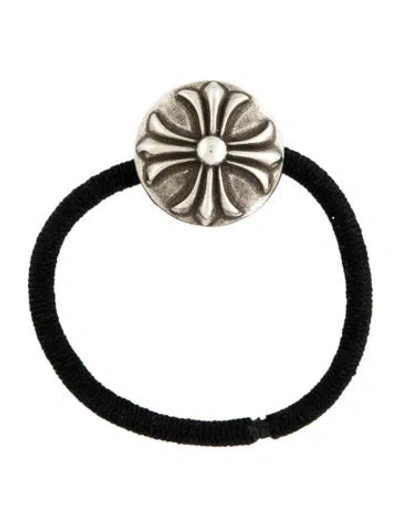 Pre-owned Chrome Hearts Silver-tone Embellished Hair Tie In Multi
