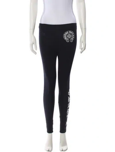 Pre-owned Chrome Hearts Skinny Leg Pants In Black
