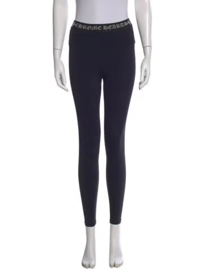 Pre-owned Chrome Hearts Skinny Leg Pants In Black