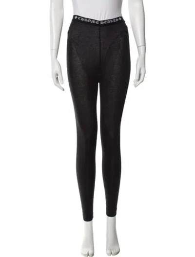 Pre-owned Chrome Hearts Skinny Leg Pants In Gray