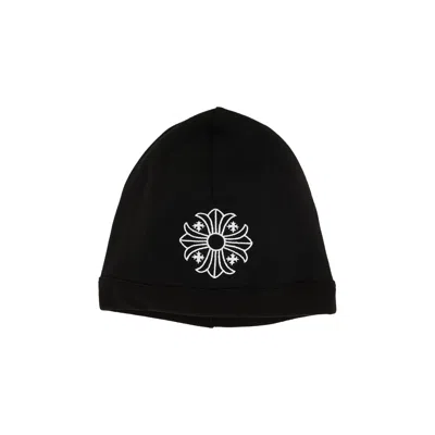 Pre-owned Chrome Hearts Skull Cross Logo Beanie 'black/white'