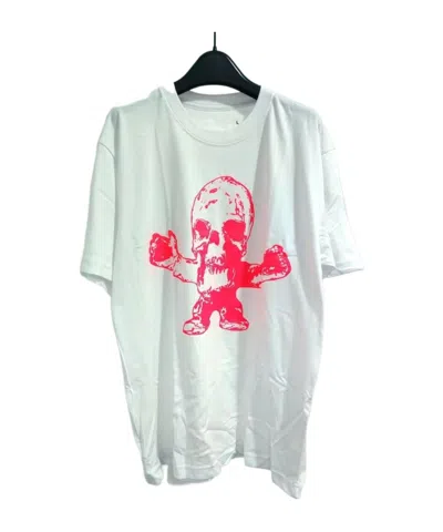 Chrome Hearts Skull Pattern T-shirt In White