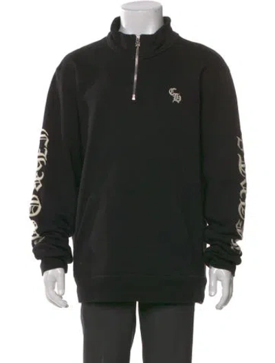 Pre-owned Chrome Hearts Slo Ride Graphic Print Sweatshirt In Black