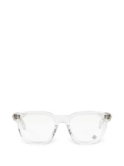 Chrome Hearts Smoke Show Square-frame Glasses In Neutrals