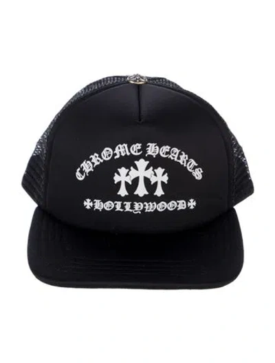Pre-owned Chrome Hearts Snapback Hat In Black