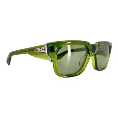 Pre-owned Chrome Hearts Sniffer Glasses Green