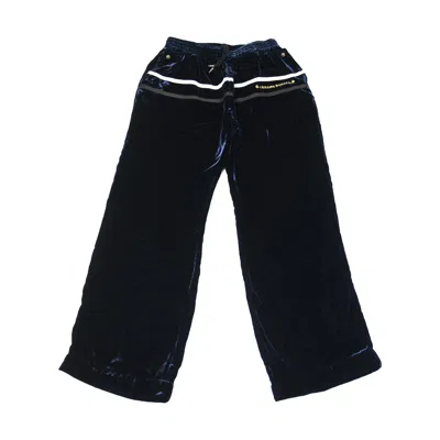 Chrome Hearts So It Goes Velour Track Pants Navy