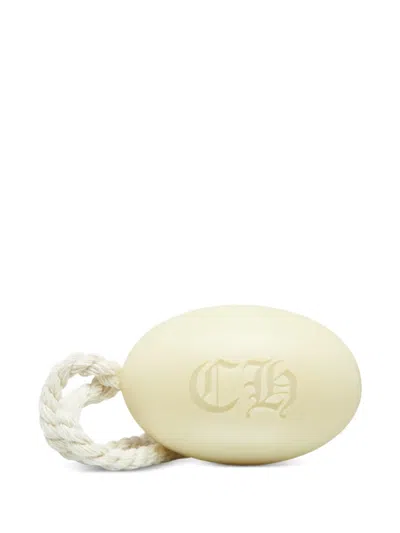 Chrome Hearts Soap On A Rope Logo-embossed Necklace In Neutral