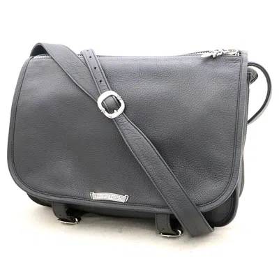 Pre-owned Chrome Hearts Soft Shoulder Bag In Black