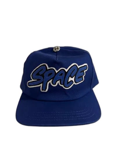Pre-owned Chrome Hearts Space Baseball Cap In Blue