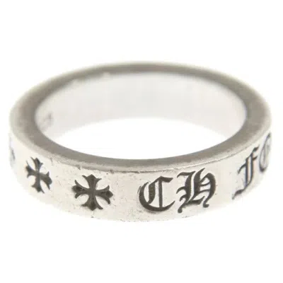 Pre-owned Chrome Hearts Spacer Forever 6mm Silver Ring