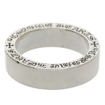 Pre-owned Chrome Hearts Spacer Ring In Silver