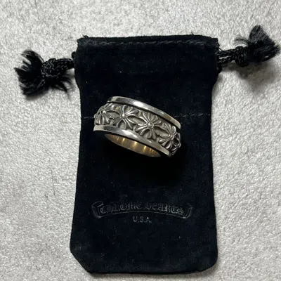 Pre-owned Chrome Hearts Spinner Plus Silver Ring