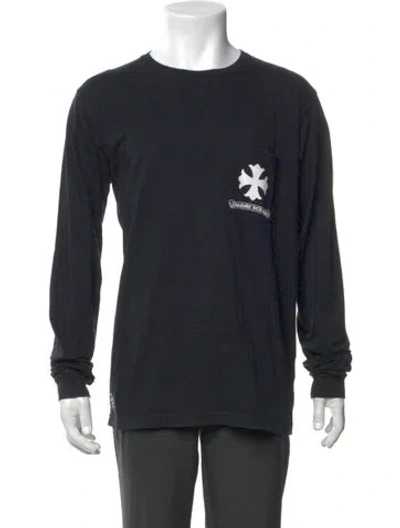 Pre-owned Chrome Hearts Spiral Graphic Print T-shirt In Black
