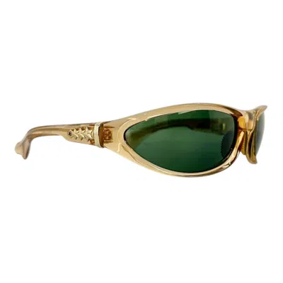 Pre-owned Chrome Hearts Spreader Glasses Transparent Brown Gold
