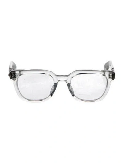 Pre-owned Chrome Hearts Square Eyeglasses In Transparent