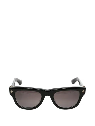 Chrome Hearts Square-frame Embellished Sunglasses In Black
