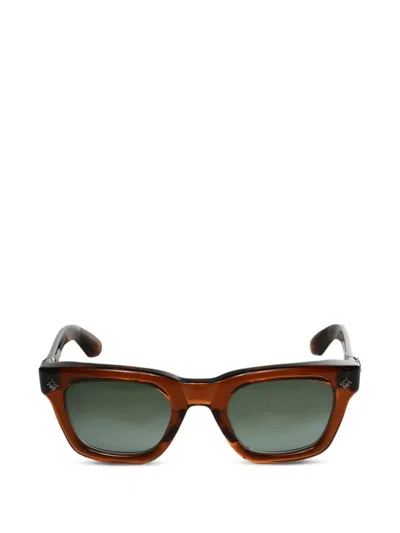 Chrome Hearts Square-frame Sunglasses In Brown
