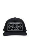 Chrome Hearts St. Barth Ch Patch Baseball Cap In Black