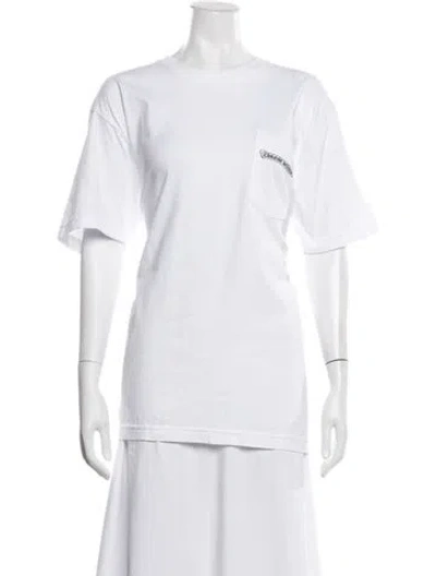 Pre-owned Chrome Hearts St. Barths Graphic Print T-shirt In White