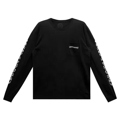Pre-owned Chrome Hearts Stadium Scroll Long-sleeve T-shirt 'black' | Men's Size Xl
